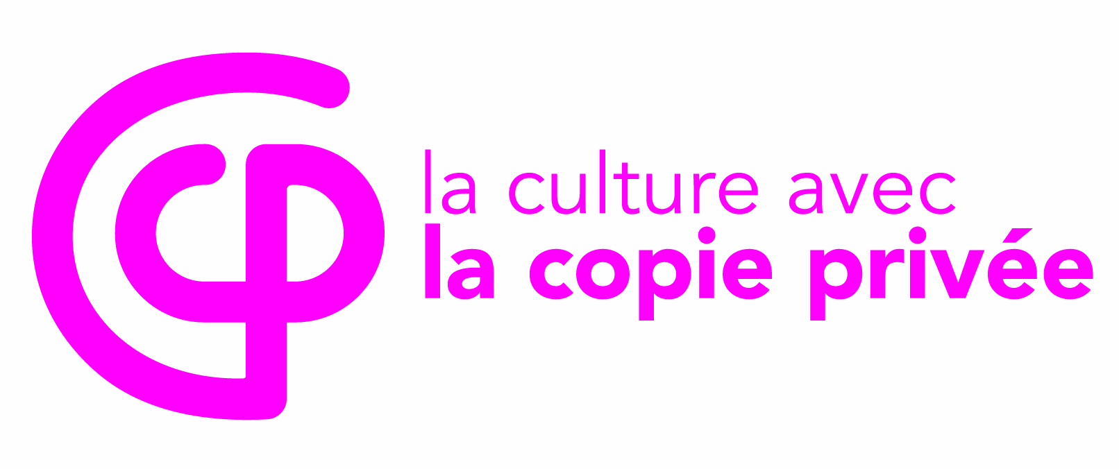 logo copie privee rose